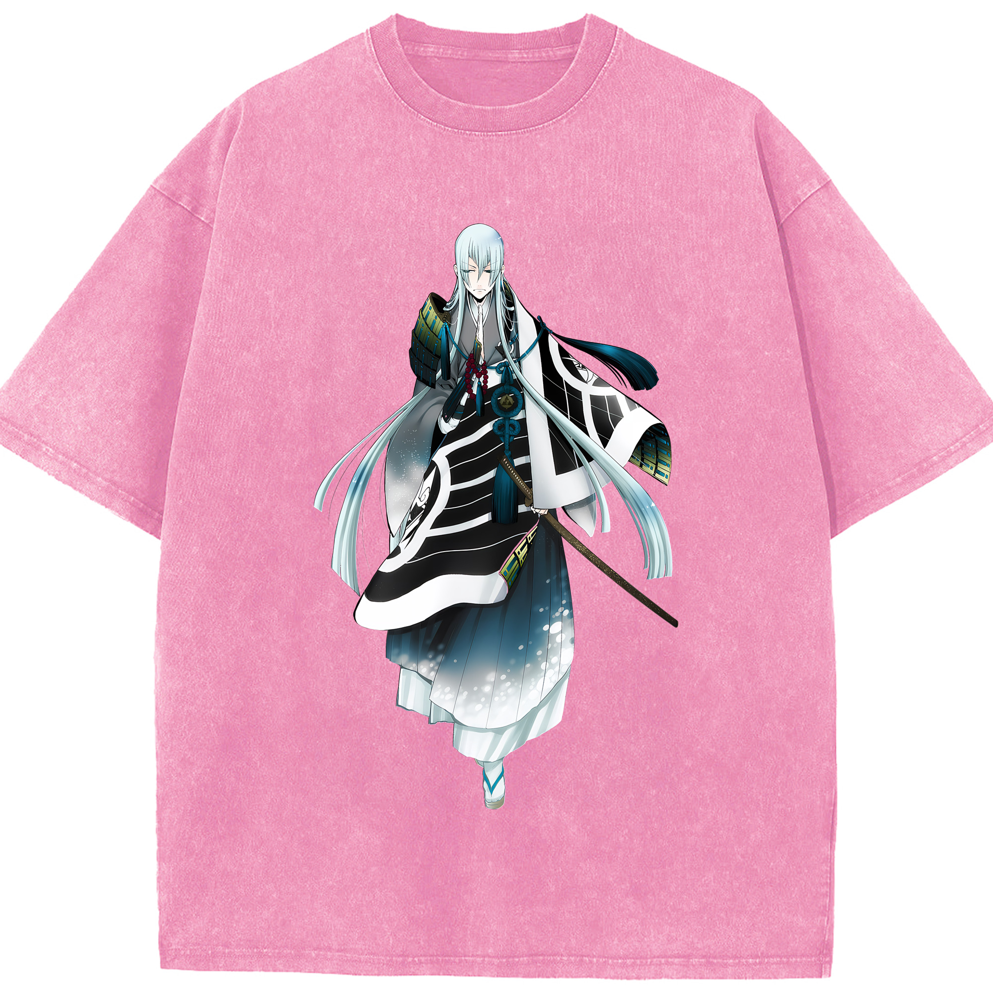 （画像用） 刀剣乱舞 Touken Ranbu 綿100% ヴィンテージ風 半袖Tシャツ（フロントプリント）